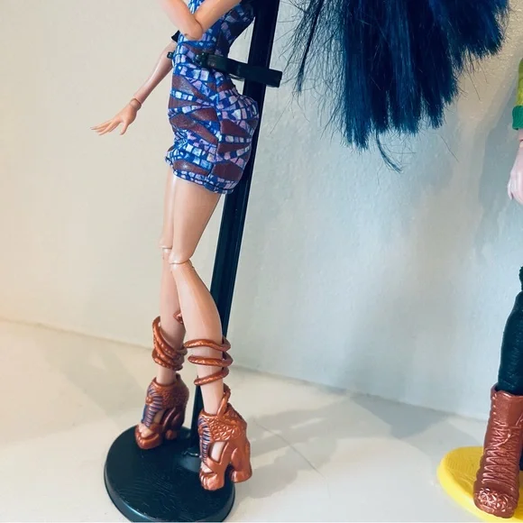 MattelMonster High Dolls Boo York Cleo de Nile & Deuce Gorgon Comet Crossed 2008 - Picture 14 of 16